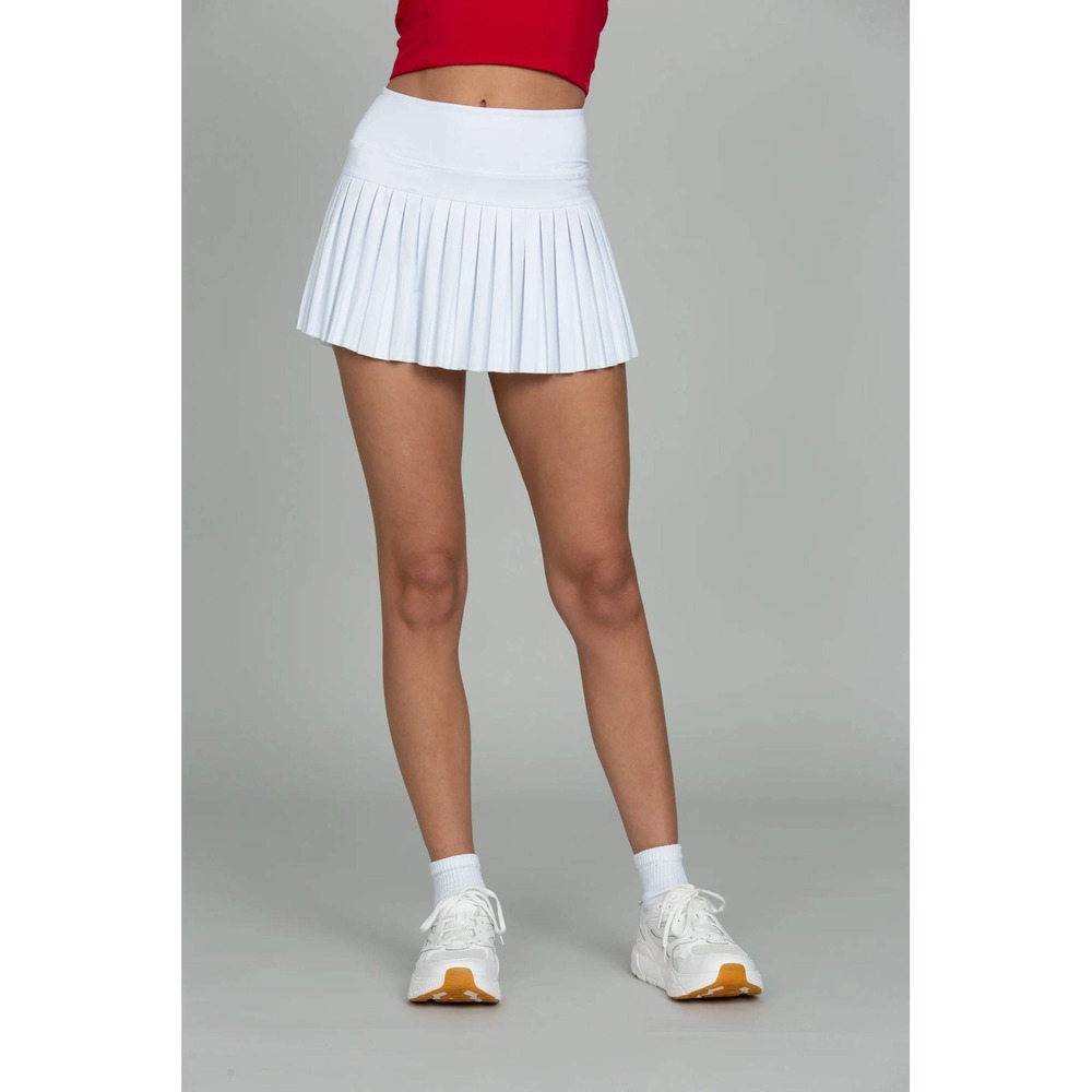 Gold Hinge Off-White Pleated Tennis Skirt Size XS